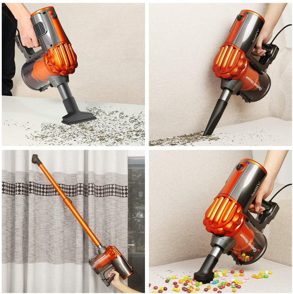iwoly V600 Vacuum Cleaner-Orange - Iwoly